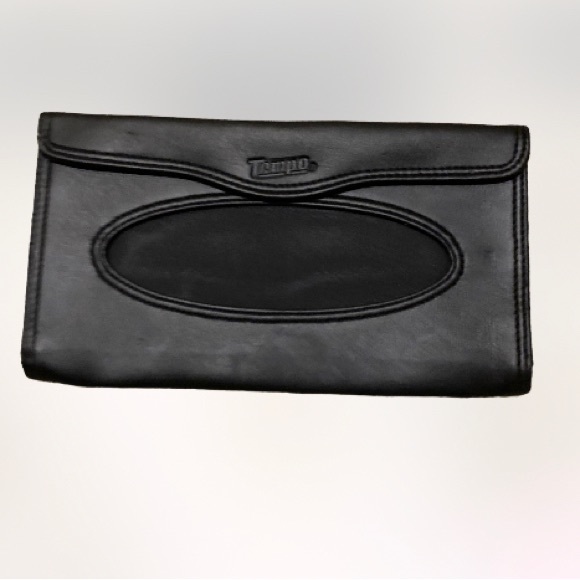 tempo Other Leather Car Visor Tempo Clip Tissue Holder For Car
